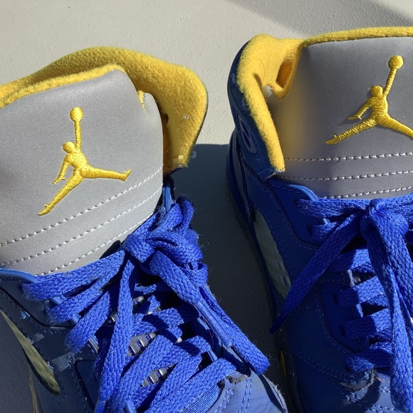 Nike Air Jordan 5 Retro Laney Varsity Royal Blue Shoes CI3287-400 Size 3 Youth - Picture 9 of 11